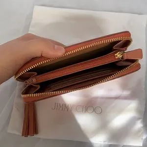 Jimmy Choo | Bags | Brand New Jimmy Choo Athini Zip Wallet  display picture 1